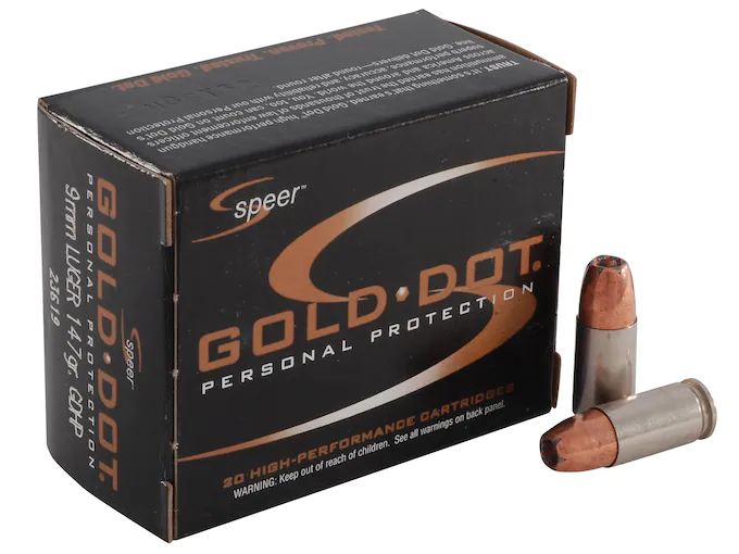 Speer-Gold-Dot-Ammunition-9mm-Luger-147-Grain-Jacketed-Hollow-Point-