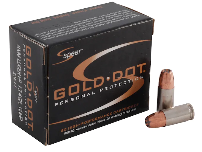 Speer-Gold-Dot-Ammunition-9mm-Luger-P-124-Grain-Jacketed-Hollow-Point-